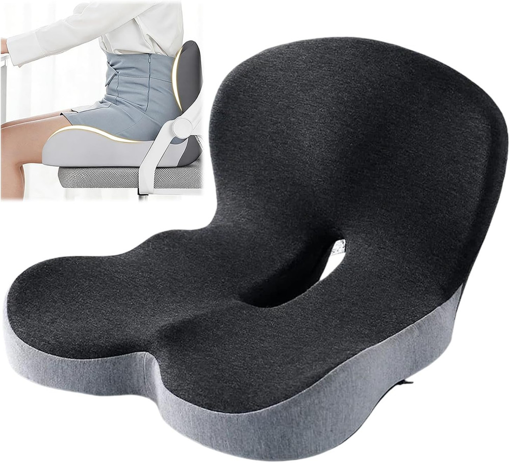 Celinva Orthopedic Cushion, Seat Cushion for Office Chair and Car, Ergonomic