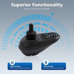 DC 24V Universal Electric Wheelchair Joystick Controller 4 Key 5 Gears IPX3