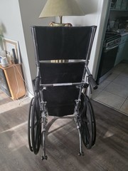 Medline Excel Reclining Wheelchairs – Desk Length Arms/Chrome Frame