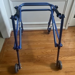 Drive Medical Nimbo 2G Mobility Aid Posterior Walker, Medium, Knight Blue