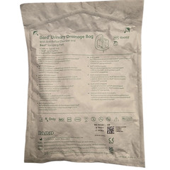Urinary Drainage Bag w/ Anti-Reflux Chamber Large 2000ml Capacity 5Ct 154002