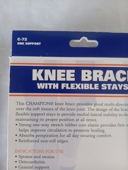 2 Champion C-72 Knee Brace With Flexible Stays Size XL (1 New + 1 Used)