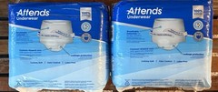 Lot of 2 Attends Disposable MAXIMUM ABSORBENCY Underwear Size Large 18 Count