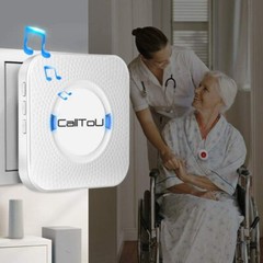 Wireless caregiver pager 2 chimes and 2 call buttons + FREE SHIPPING