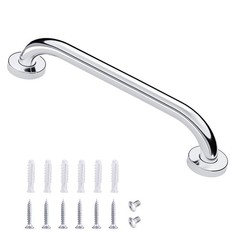 4PCS Stainless Steel Handicap Grab Bar for Bathtub and Shower Elderly Assistance