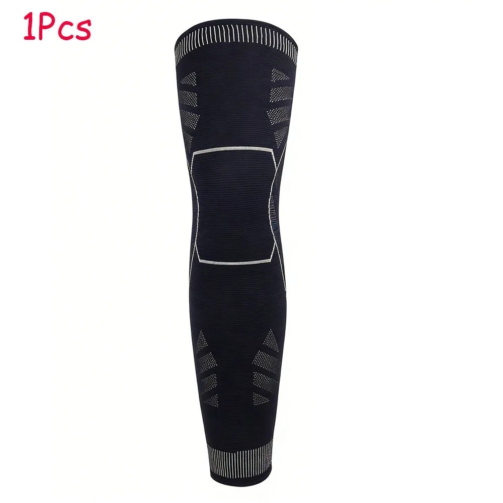 1PC Full Length Compression Knee Sleeve Non Slip for Running Basketball Gym