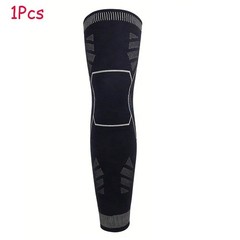1PC Full Length Compression Knee Sleeve Non Slip for Running Basketball Gym