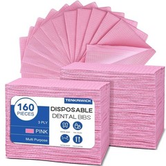 160 PK Babero Desechables Para Paciente Dentale Babero Para Tatuaje 13”X18” Toal
