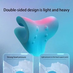 Neck Stretcher Cervical Traction Pillow Relaxer for Neck Shoulder Pain Relief