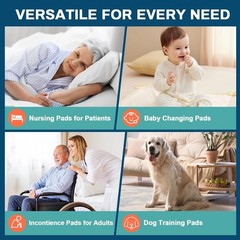 50 or 100 Pack Super Absorbent Disposable Underpads XXL 30″ x 36″ Leakproof Bed