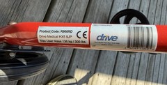 Drive Rollator * R900RD * Red * Holds Up To 300 Pounds *