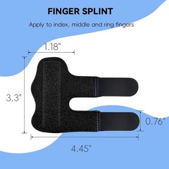 Dual Pack Adjustable Finger Splints for Arthritis & Injuries – Comfort & Support