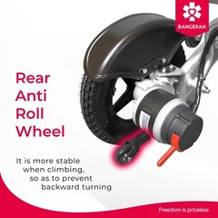 Mammoth – Power Motorized Mobility Durable Heavy Duty Wheelchair, Silver