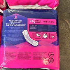Prevail Daily Pads for Bladder Leaks Women’s Regular 20 Count Pack Lot of 4 PKS