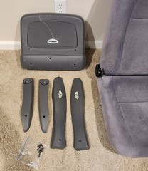 Bruno Turny Orbit 300 Passenger Seat Gray with Trim Pieces