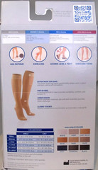 Truform Leg Health Lites Sheer Knee Highs BEIGE Medium OPEN TOE 1772BG-M