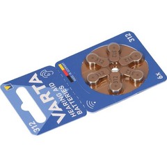 30 Varta Size 312 Pr41 Hearing Aid Batteries 1.45v Zinc Air Germany Exp 2028