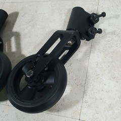 Quickie 2 Folding Manual Wheelchair Caster Wheels With Forks + Mounts
