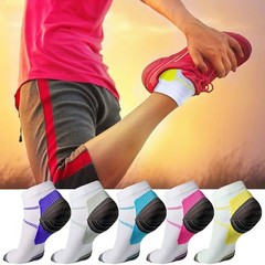 5Pk Compression Socks Planter Fasciitis Heel Ankle Support Foot Arch Pain Relief