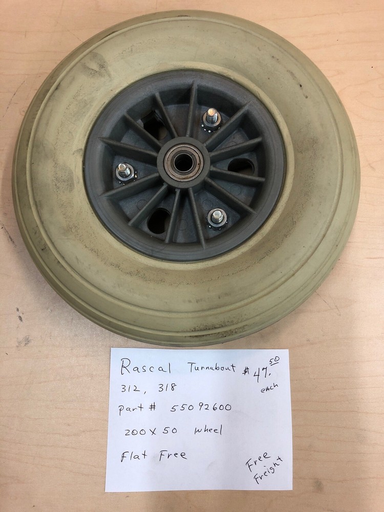 Rascal 200X50 Wheel 55092600 Turnabout 075-200r