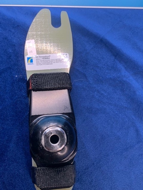OSSUR K2 SENSATION Prosthetic Foot Cat 1 LEFT size 25 good condition see photos+