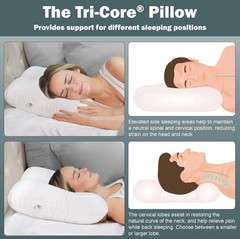 Core Products Tri-Core Cervical Pillow Midsize Firm