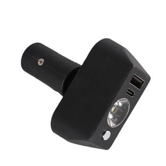 Electric Wheelchair Light 3 Pin XLR Head USB Charging Adjustable Angle LED BEA