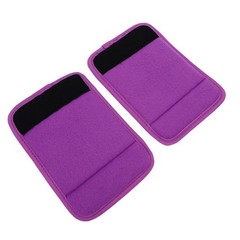 2 Pcs Walker Grips Padded Hand Covers Durable Material For Walkers Purple