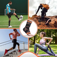 Compression Sleeves Ankle Support Foot Tendon Plantar Fasciitis for Pain Relief