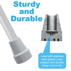 Cane Tips 3/4 Inches ,Reinforced Rubber Chair Tips for Walking 4 Pack Heavy Duty