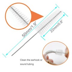 Hearing Aid Vent Earhook Tube Cleaning Brush Cleaning Kit Hearing Amplifier Clea