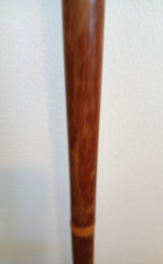 Vintage Brass Duck Head Walking Cane 36” Light Wood Collapsible 2 Piece Stick