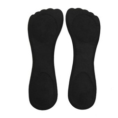 1 Pair Velvet Surface Gel High Heel Liner Cushion Foot Shoes Protect Insole