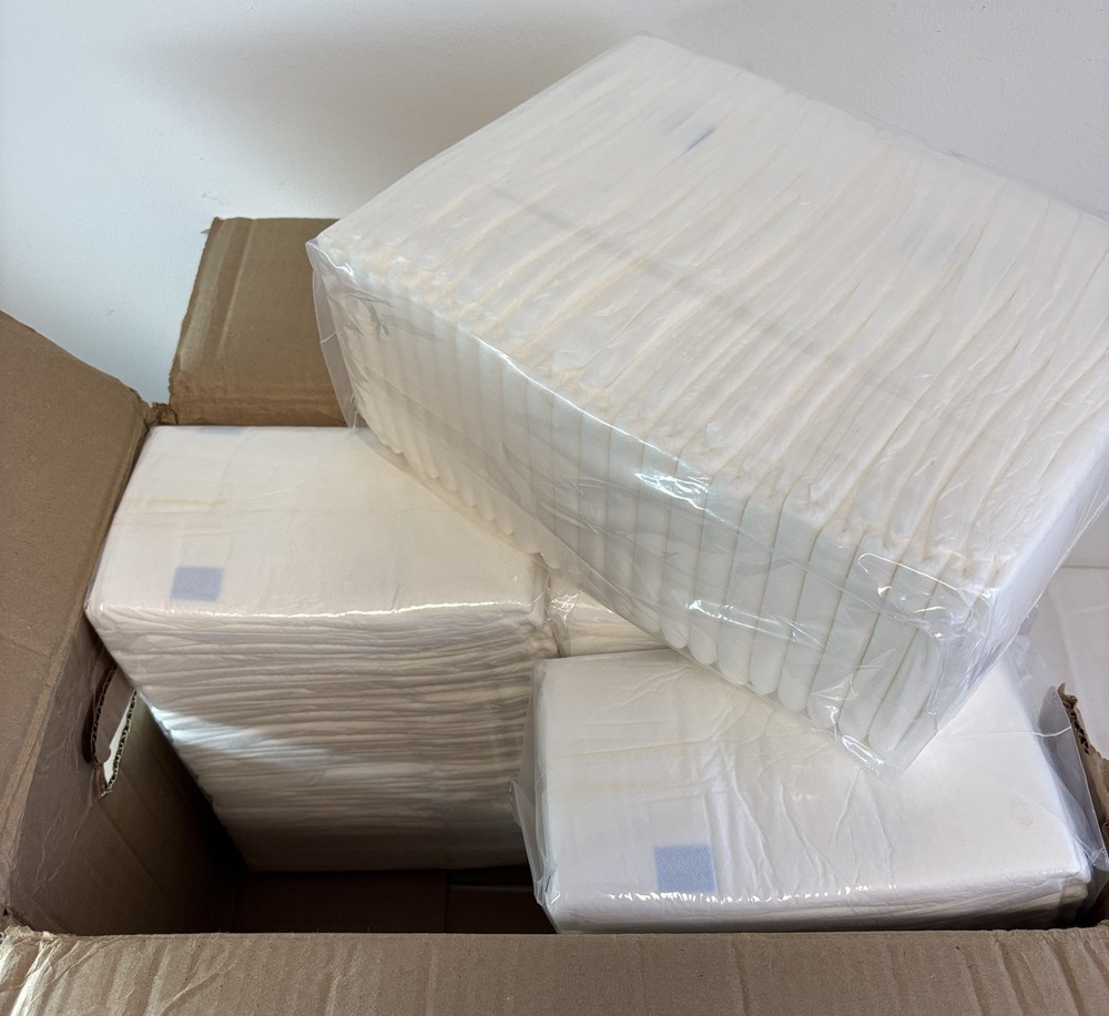 Attends INCONTINENCE BRIEFS ~ size M Medium ~ box of 96 (4 bags of 24)