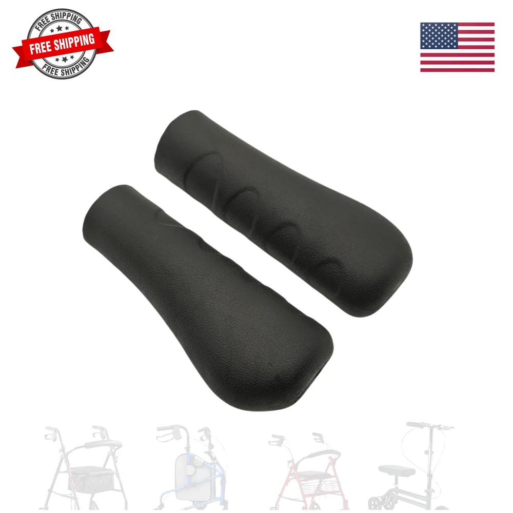 2 PCS Crutch Hand Grips Replacement Parts Fit for Rollator Walker ,Rollator H…