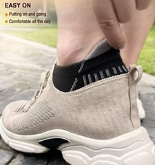 Men Running Socks 6Pairs-Ankle Athletic 10-12 6pairs-black 6 Color Mixed3014