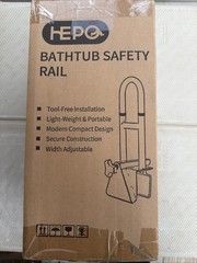 HEPO Bathtub Grab Bar Up To 250 Pounds Adjustable Clamp