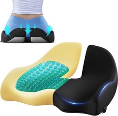 Versatile Large Cooling Gel Seat Cushion – Perfect for Long Sitting Experiences