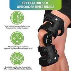 OA Unloader Knee Brace Support for Arthritis Pain, Osteoarthritis Bone on Bone