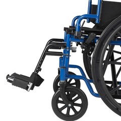 ENCAREFOR Wheelchair Elevating Legrests ，Composite Universal, Black