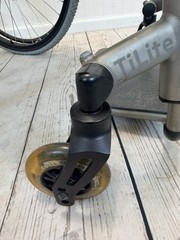 Tilite ZRA TITANIUM Ultralight 15”x18” Adj Depth Rigid Wheelchair Spinergy