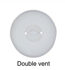 1 Pack Oticon miniFit 12mm Bass Double Vent Domes For Hearing Aids. 10 Total.