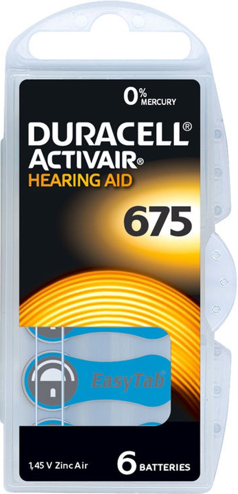 300 x Duracell Activair Hearing Aid Batteries Size 675 Hearing AID 50×6 Pack …