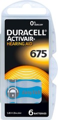 300 x Duracell Activair Hearing Aid Batteries Size 675 Hearing AID 50×6 Pack …