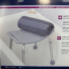 Drive Medical Bathroom Safety Shower Tub Bench Chair Gray RTL12203KDR