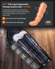 Professional Leg Compression Boots for Circulation & Pain Relief – Athletes & Mo