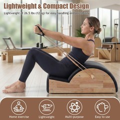 Pilates Spine Corrector Solid Wood Posture Corrector Reformer Wedge Fitness Pila