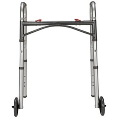 McKesson Aluminum 25 to 32.25″ H Junior Folding Walker up to 350 lbs 4 Ct