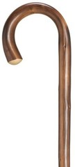 MENS ENGLISH NATURAL CHESTNUT CROOK 36″ LONG TV SHOW HOUSE WALKING CANE STICK