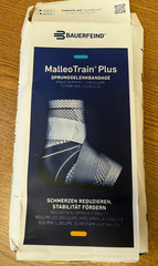 Bauerfeind MalleoTrain Plus Ankle Brace Extra Stability RIGHT FOOT Size 6 Titan